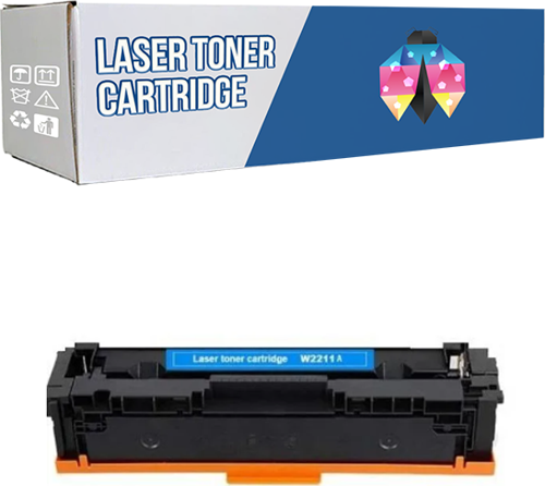 Safir Toner Hp 207A-W2211A LaserJet Pro MFP M283fdw 1.250 Syf Mavi Çipsiz Muadil Toner