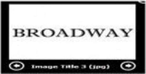 Arka Yazı R9 Broadway 613138