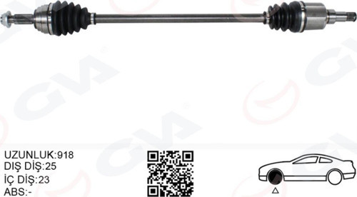 Ön Aks Komple Sağ Ford Yenı Courıer 17 1.5-1.6 Tdcı -1.0 Ecoboost Rszyn