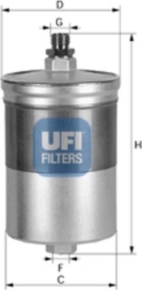 Yakıt filtresi Mercedes M102 M103 M104 W201 W124 W140 C140 R129