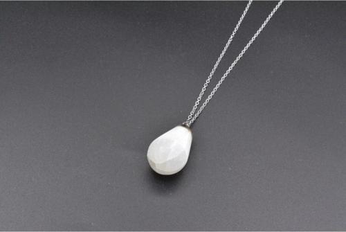 Hakiki Doğal Selenit Taşı Kolye Ucu 1.kalite 015