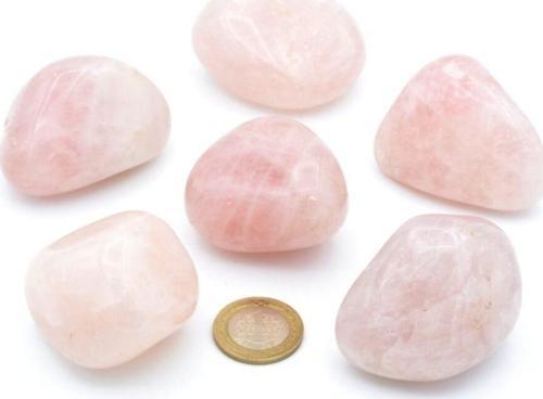 Hakiki Tamburlu Doğal Pembe Kuvars Kaya Parçası Iri Boy