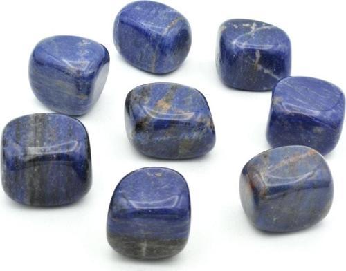 Hakiki Tamburlu Doğal Sodalit Taşı Kaya Parçası 1.kalite 004