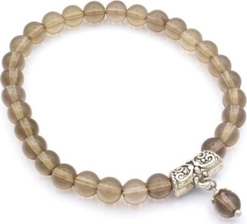 Hakiki Dumanlı Kuvars Bileklik 1.kalite 002