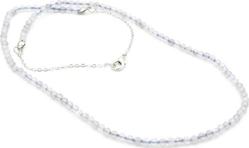 Hakiki Faset Kesim Doğal Labradorit Taşı Kolye 1.kalite