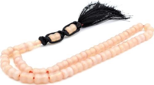 Makrome Sistemli Kemik Model Çubuk Malzeme Sıkma Kehribar Tesbih 104