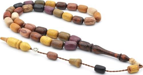 Murat Akbulut Imzalı Kapsül Kesim Karışık Ağaç Tesbih