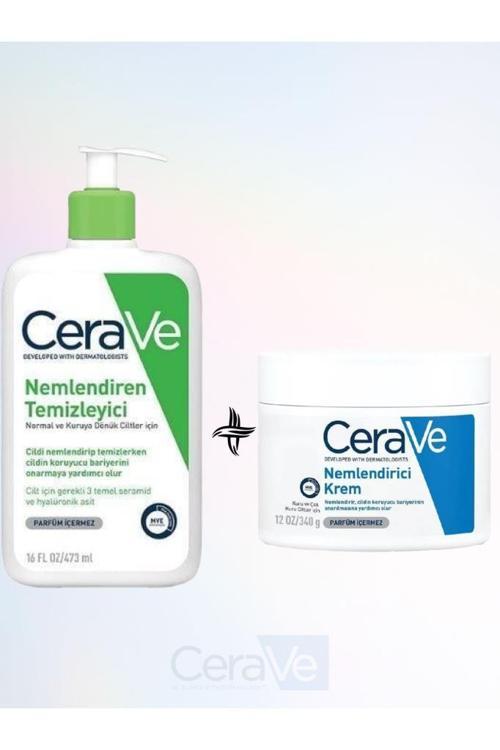 Nemlendiren Temizleyici 473 Ml + Nemlendirici Krem 340 Ml - SKT: 12M