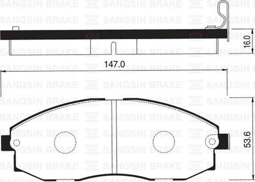 Ön Balata Starex 2.4I-2.5D 97 2.4I-2.5Tcı-2.5 Crdı 98 H1 2.4 Mpı 4Wd-2.5 D/Td-2.5 Tcı Gd 612138