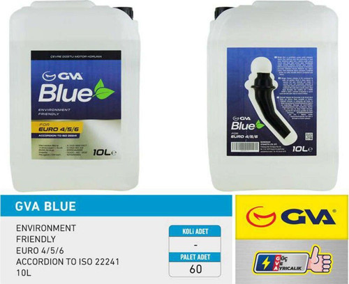 Blue Sıvısı 10 Lt Euro 4-5 / Binek Euro 6 Hunili Ambalaj Rszyn