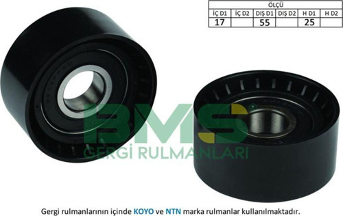 Alternatör Gergi Rulmanı Uyumlu P206 1.4Hdı-407-Partner 1.6 Hdı-C3 1.6 16V-C5 1.6Hdı-Berlıngo 1.6