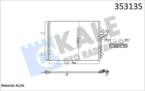 Klıma Radyatoru Focus Iıı 11 17 1.6 Ecoboost C-Max Iı 11 1.6 Ecoboost -2.0 Tdcı 612138