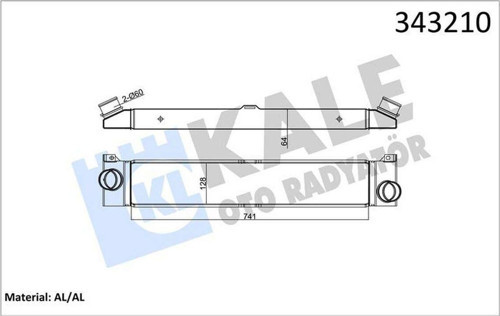 Turbo Radyatörü Intercooler Peugeot Boxer Bus-Box-Cıtroen Jumper Bus-Box Al-Pl-Brz 745X1 612138