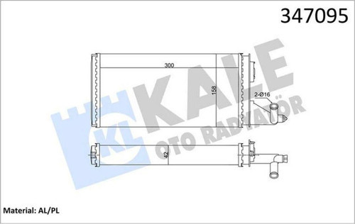 Kalorifer Radyatörü Iveco Daıly Td 89-96 612138