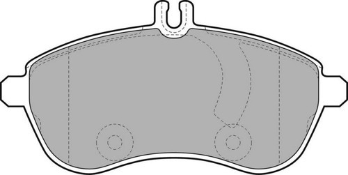 Fren Balatası Ön Mercedes-Benz C 180 08-14, C 200 07-14, C 230 07-14, C 250 09-14, C 280 612138