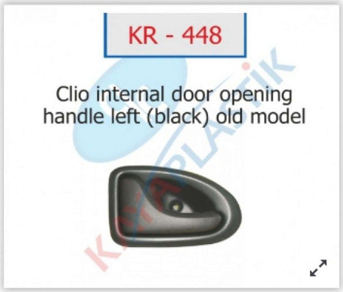 Kapı İç Açma Sol Megane-Master-Logan Siyah Eski Model 612138