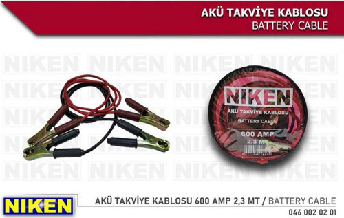 Akü Takviye Kablosu 600 Amp 2.3 Mt Rszyn