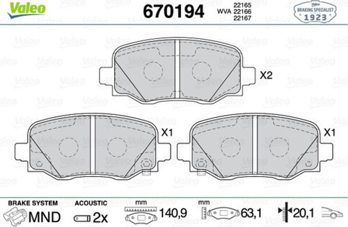 Ön Balata Fıat 500X 2014 2018 Jeep Renegade Suv 2014 2018 Compass 1.3 2020 Rszyn