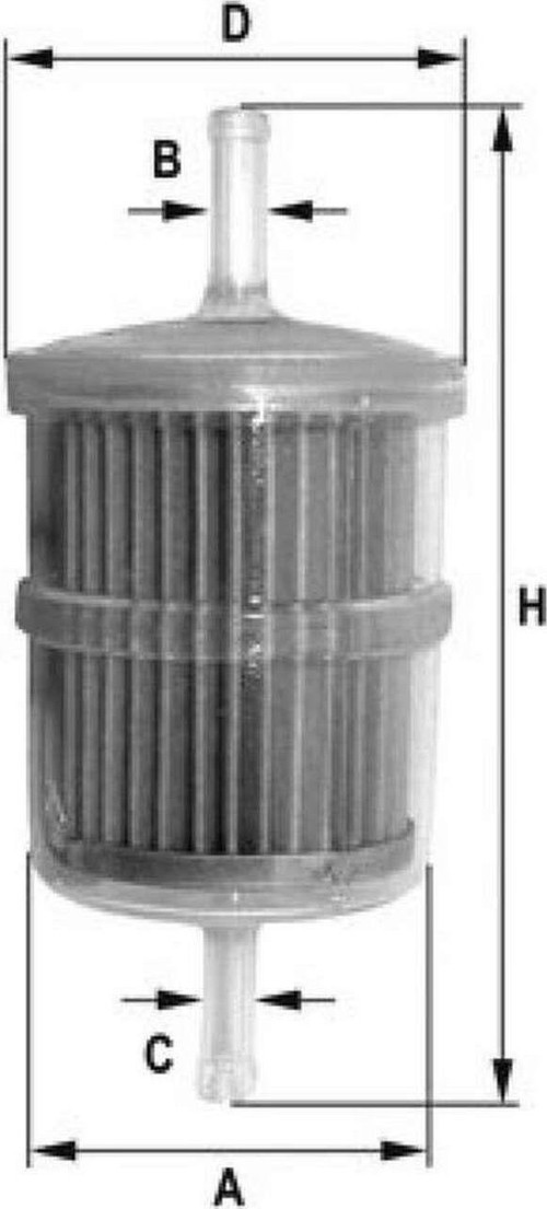 Yakıt Filtresi Plastik 612138