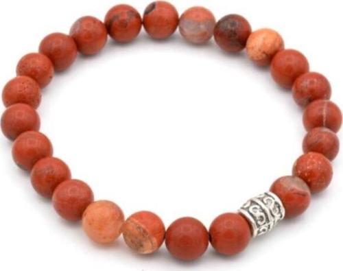 Doğal Kırmızı Jasper Taşı Bileklik 1.kalite Doğal Taş
