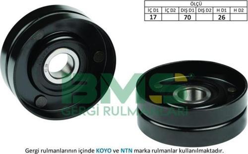 Alternatör Gergi Rulmanı Astra F- Astra G-Corsa B-Vectra-Omega 1.4-1.6-1.8-2.0-2