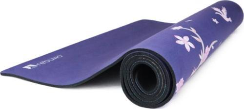 Kaydırmaz 5mm Süet Çocuk Doğal Kauçuk Yoga Mat Pilates Matı Mor 136 X 62 Cm