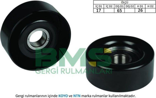 Alternatör Gergi Rulmanı Accent 05 Getz-İ10-İ20-İ30-İ40 1.5Crdı-1.6Crdı-1.7Crdı-Blue 11 Uyumlu