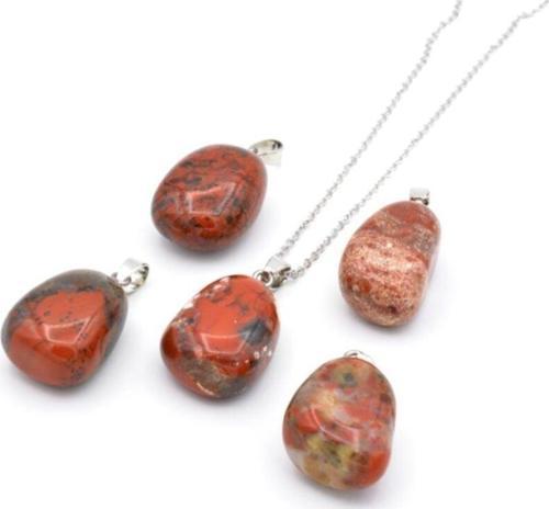 Hakiki Doğal Jasper Kolye Ucu 1.kalite 005