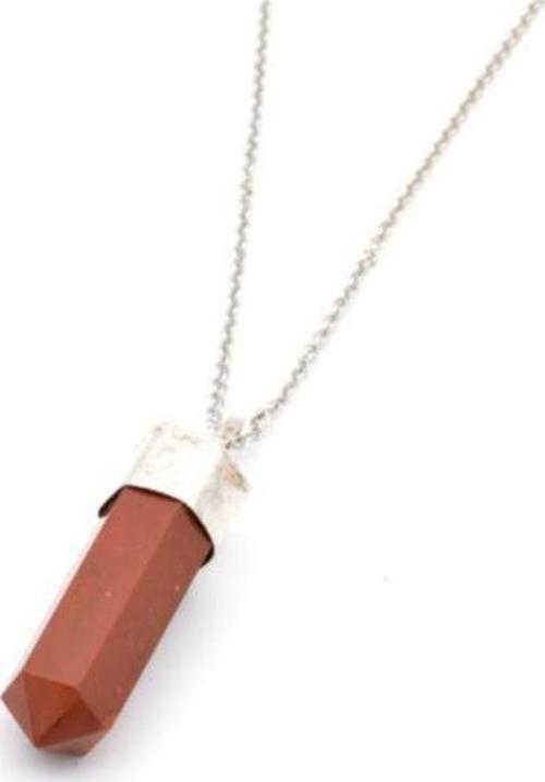Hakiki Doğal Jasper Kolye Ucu 1.kalite 010