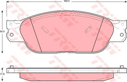 Ön Balata Jaguar Stype Ccx 2.5 V6-4.2 V8 1999-2007 Xj 6 3.0-8 3.5-8 4.2 2003 2009 K 27053