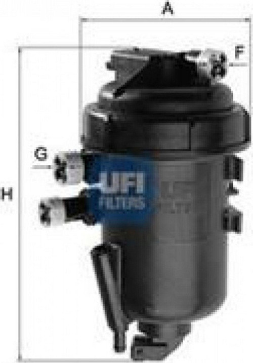 Ufı 5511400 Yakıt Filtresi Corsa C-Combo-Merıva 1.3 Cdtı 16V Oe Opel Corsa C Combo C 04-