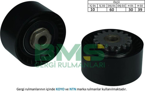Alternatör Gergi Rulmanı Clıo Iıı-Twng Iı 1.2 16V 4Df Benzinli 06 Uyumlu