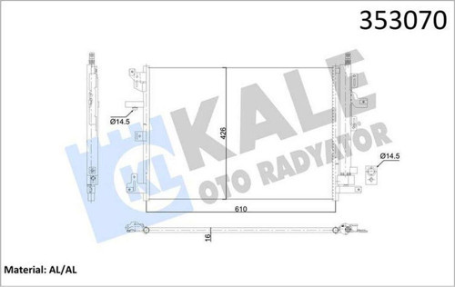 Klima Radyötörü Kondenser Volvo Xc90 I 2.5T T6 3.2 V8 D3 D5 2002-2014 102008