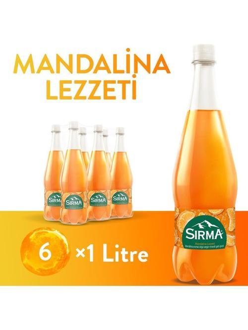 C Vitaminli Mandalina Aromalı Doğal Maden Suyu 1 Lt X 6 Adet
