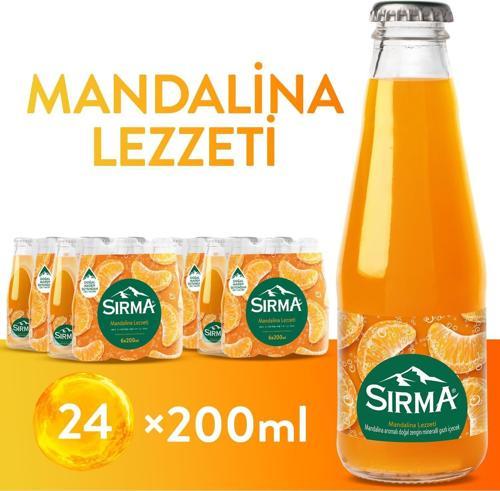 C Vitaminli Mandalina Aromalı Doğal Maden Suyu 200 ML X 24 Adet