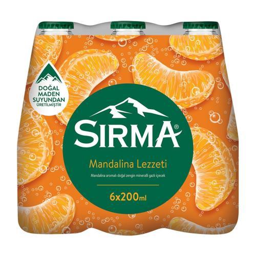C Vitaminli Mandalina Aromalı Doğal Maden Suyu 200 ML X 6 Adet