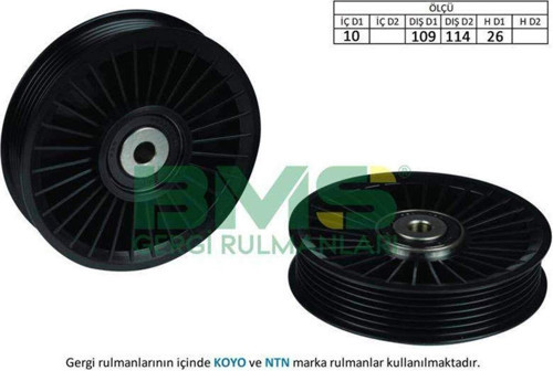 Alternatör Gergi Rulmanı Astra F-G- Omega B- Vectra B-C-Zafıra 2.0Dtı 16V- Sıgnu