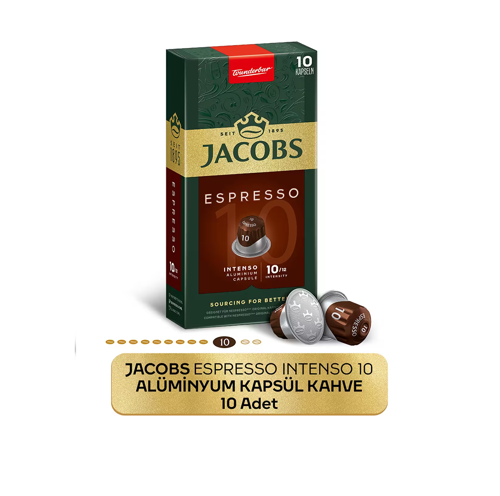 Espresso 10 Intenso Nespresso Uyumlu Kapsül Kahve 10 Kapsül