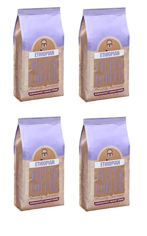 Ethiopian Filtre Kahve Öğütülmüş 250 Gr X 4 Adet