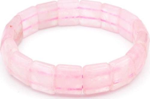Hakiki Doğal Pembe Kuvars Bileklik 1.kalite 002
