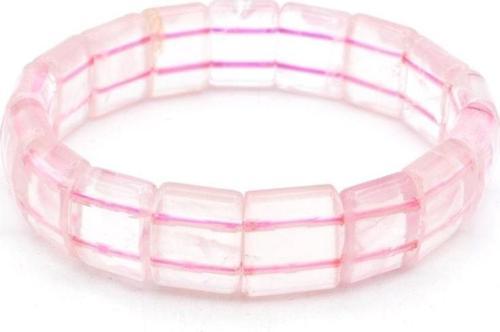 Hakiki Doğal Pembe Kuvars Bileklik 1.kalite 003