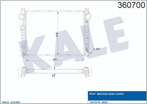 Motor Su Radyatoru Mercedes S-Class W220 98 05