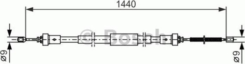El Fren Teli Arka Sol Clıo Iıı 1.5 Dcı 10 1440Mm/1275Mm