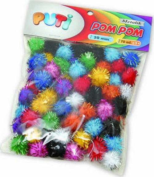Pom Pom 20 Mm Metalik