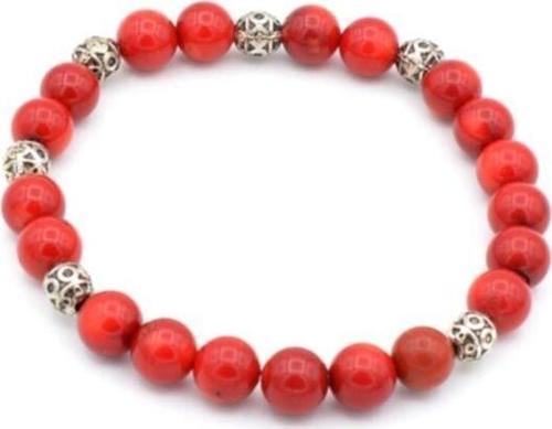 Kırmızı Doğal Mercan Bileklik 1. Kalite 001