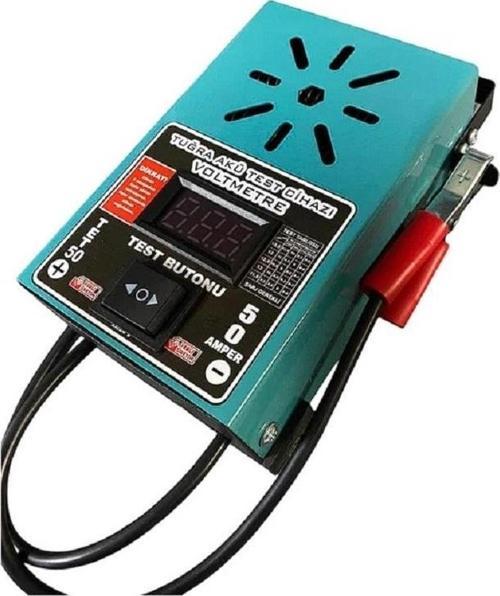 6-12-24 VOLT 50 AMPER AKÜ TEST CİHAZI TET50