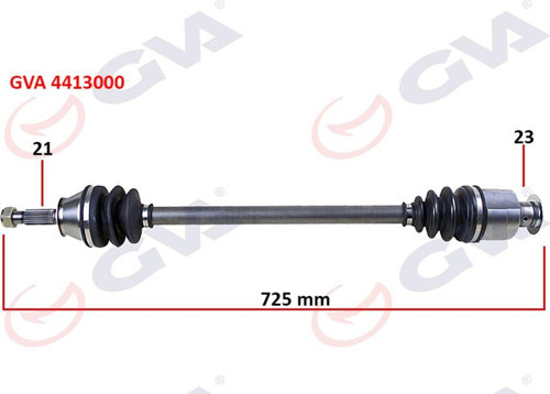 Komple Aks Sağ Renault 9/11 1.4 725Mm 85-00
