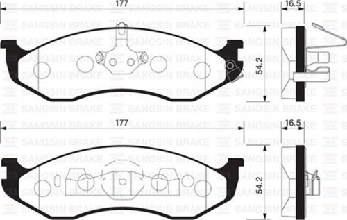 On Balata Cherokee 2.5I-4.0I-2.1 Td 90-01 Grand Cherokee 4.0I-5.2I 95-99 Gdb4104-Gdb1153 Sp1