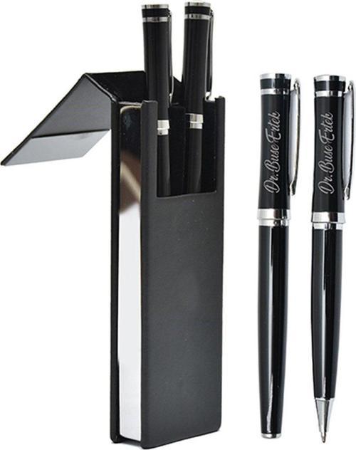 Kişiye Özel Premium Roller ve Tükenmez Kalem Seti Tasarım Kutulu