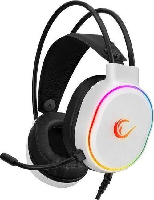 ROGUE Beyaz USB RGB Ledli Gaming Oyuncu Mikrofonlu Kulaklık